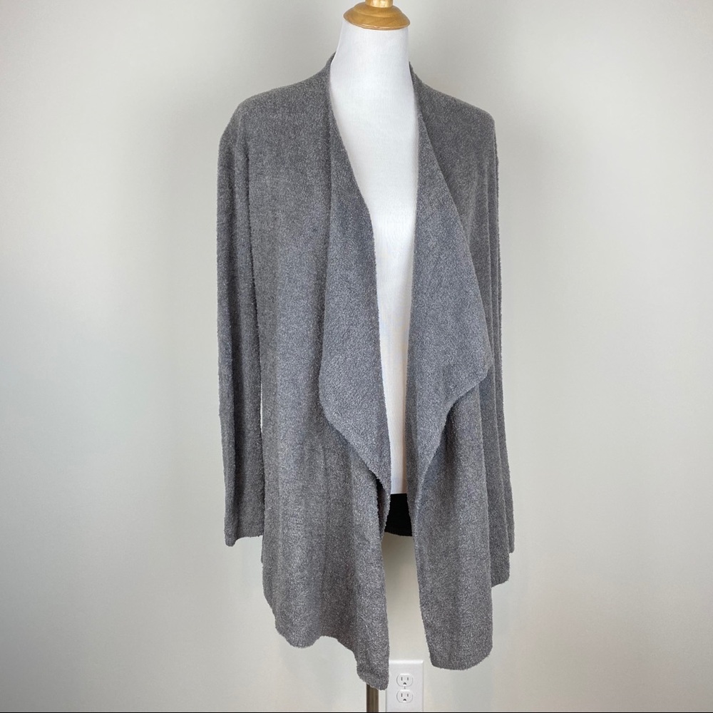 Barefoot Dreams Gray Calypso Wrap Cardigan S/M